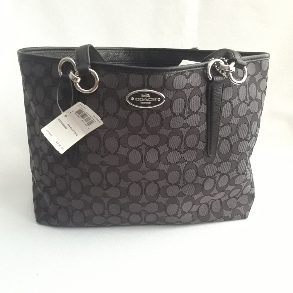 New! Coach Signature Tote Handbag